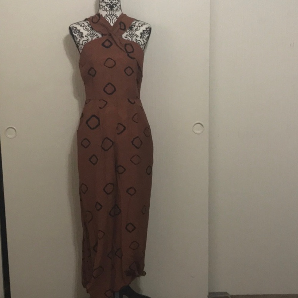 Anthropologie Eva Franco halter jumpsuit size 6